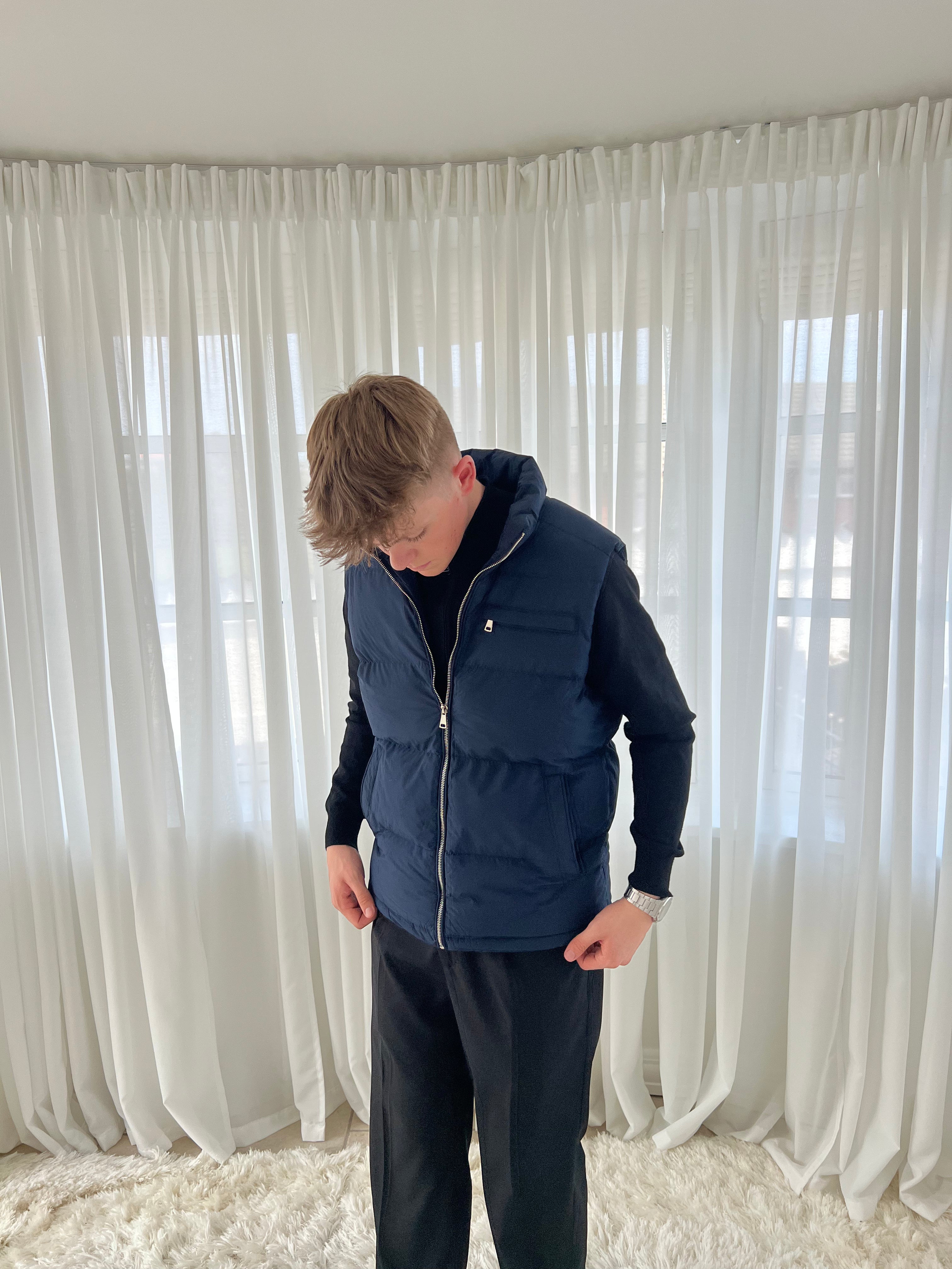 PUFFER VEST - NAVY