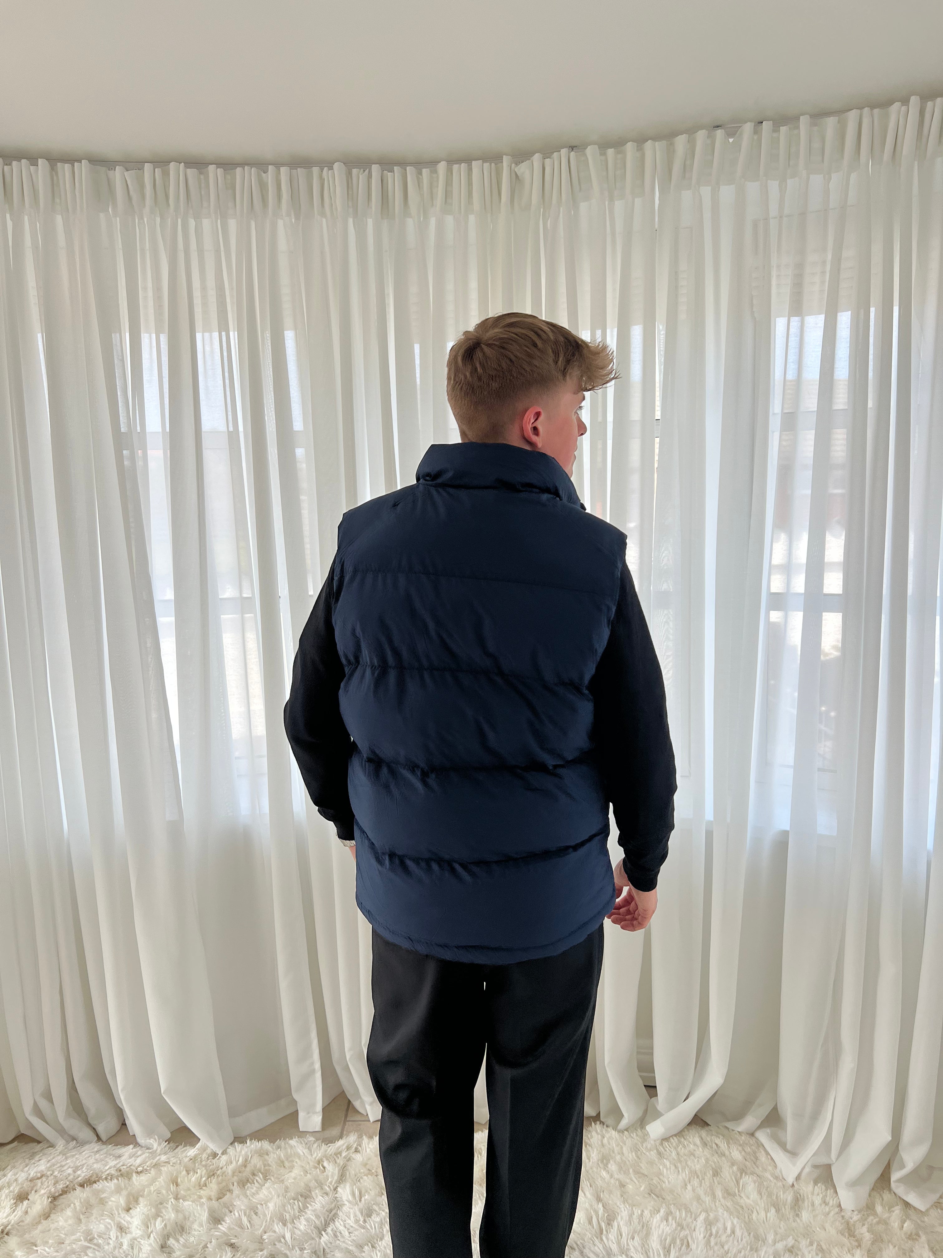 PUFFER VEST - NAVY