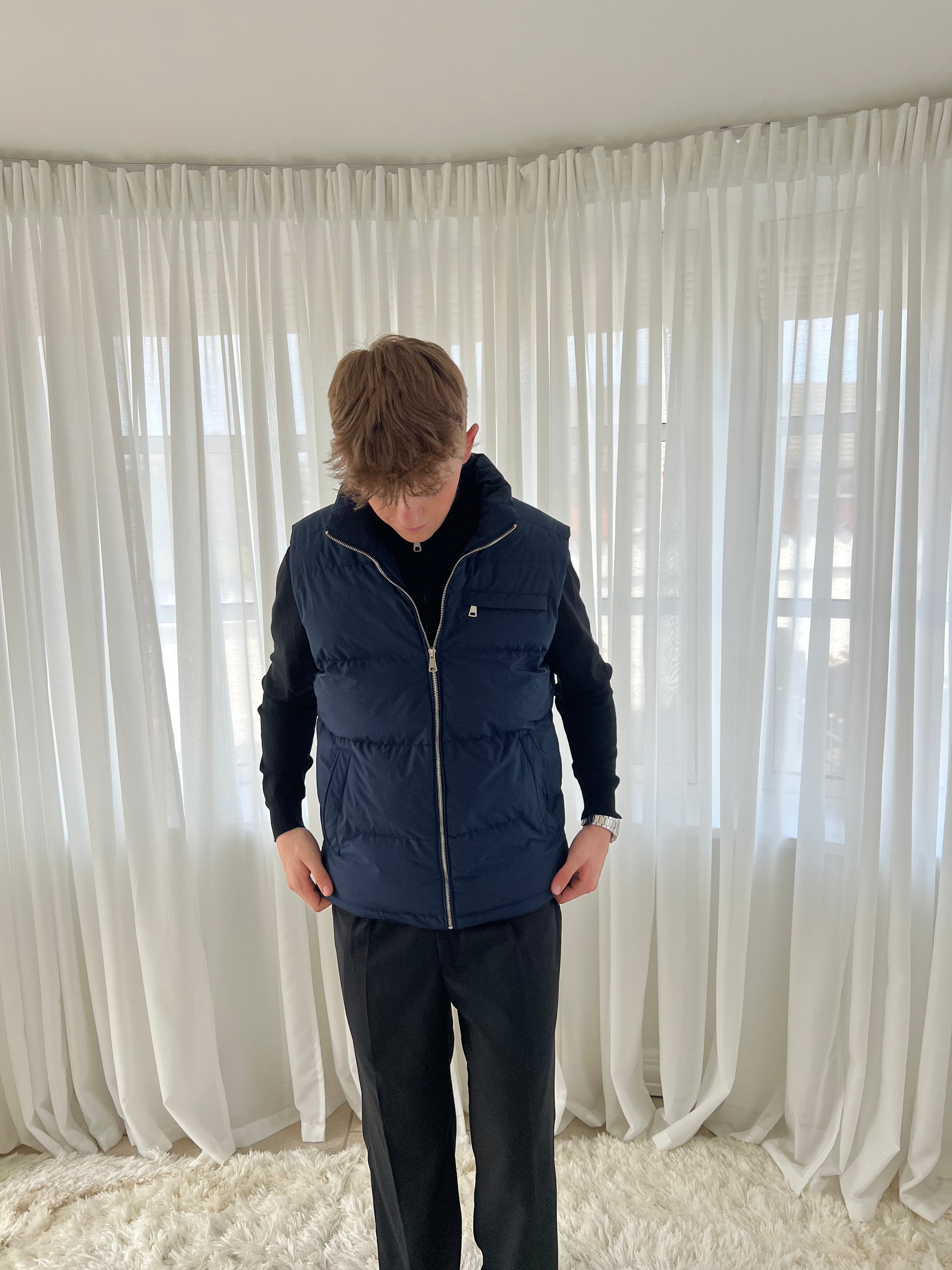 PUFFER VEST - NAVY