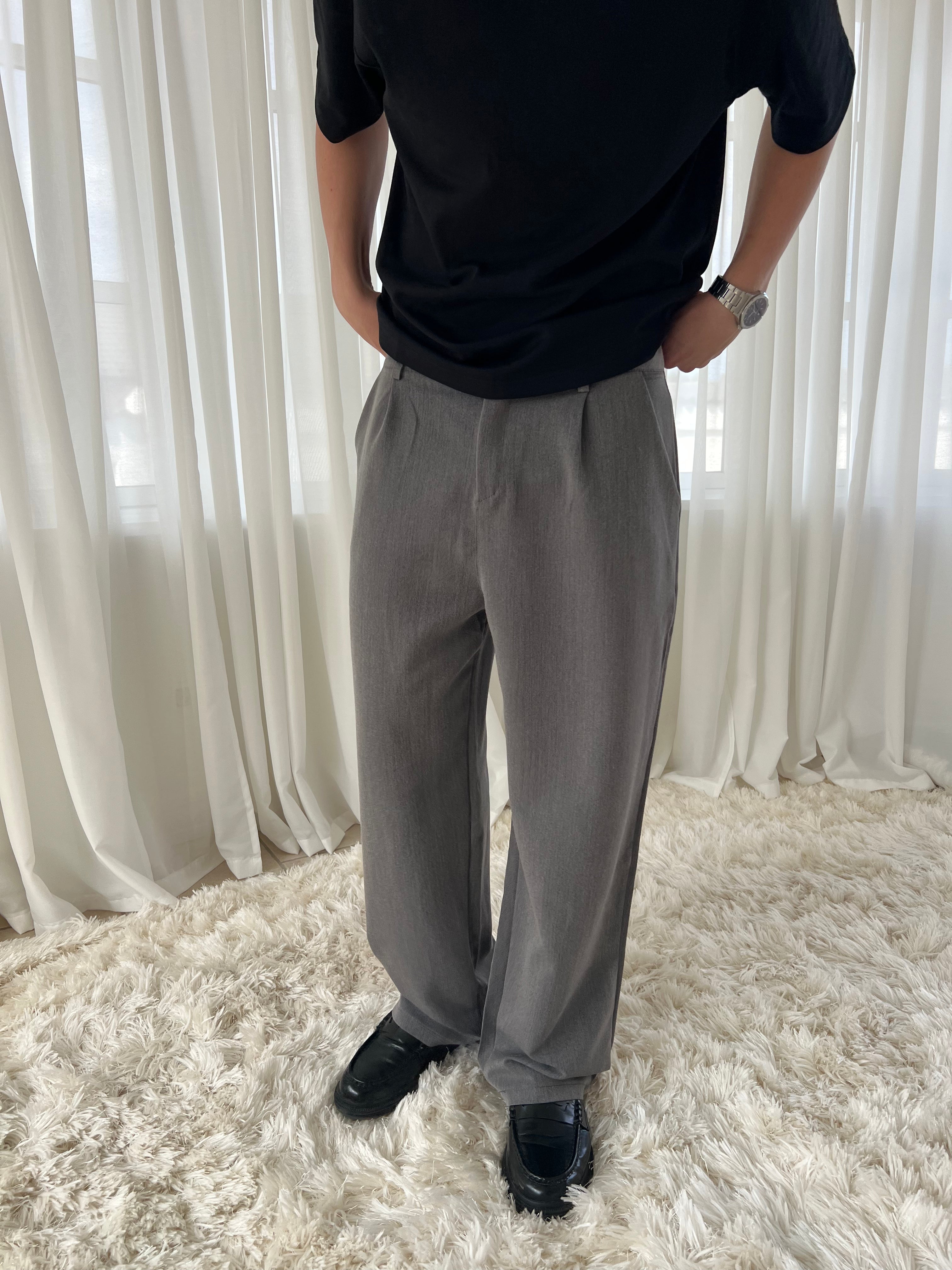 LOOSE SUIT PANTS