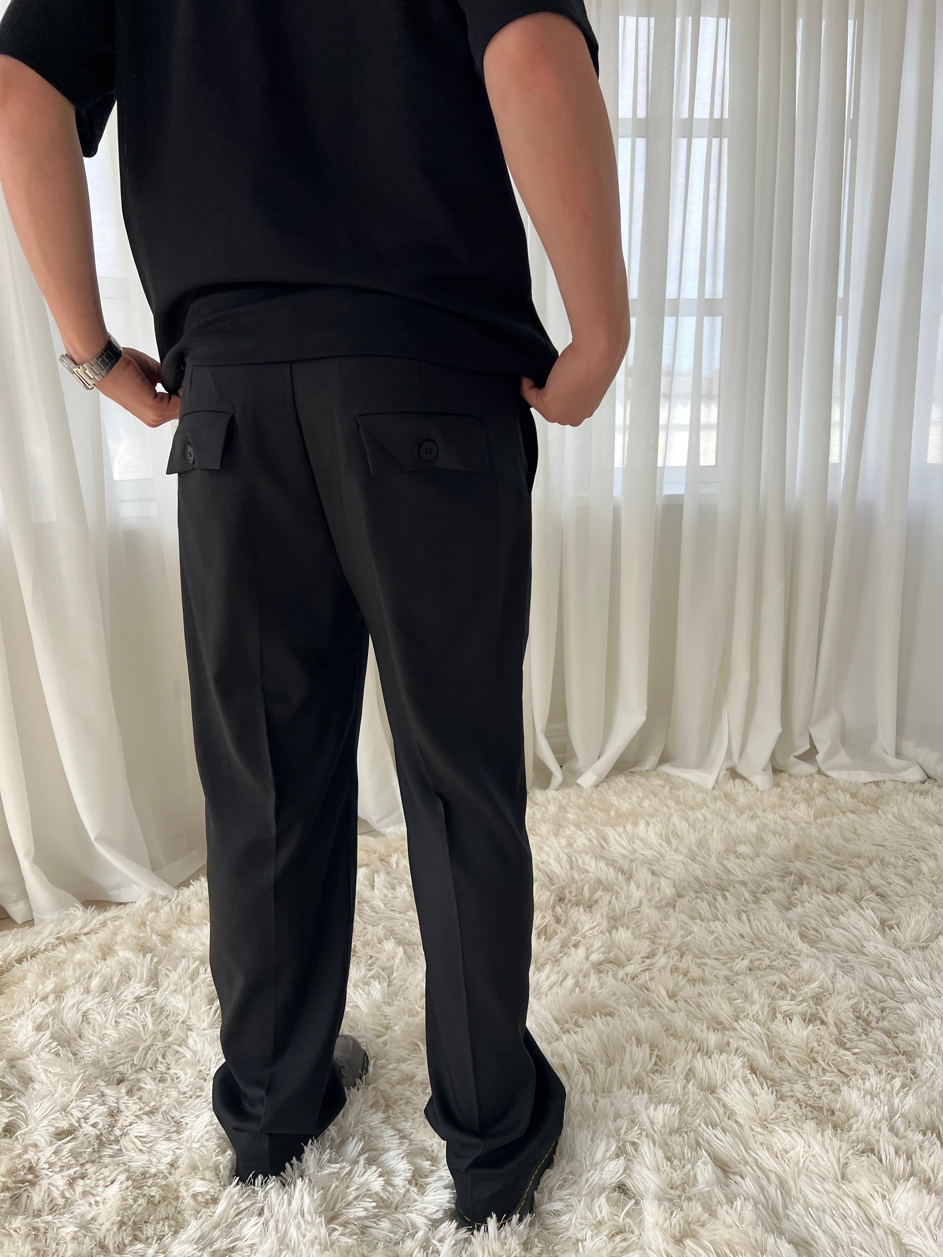 LOOSE SUIT PANTS