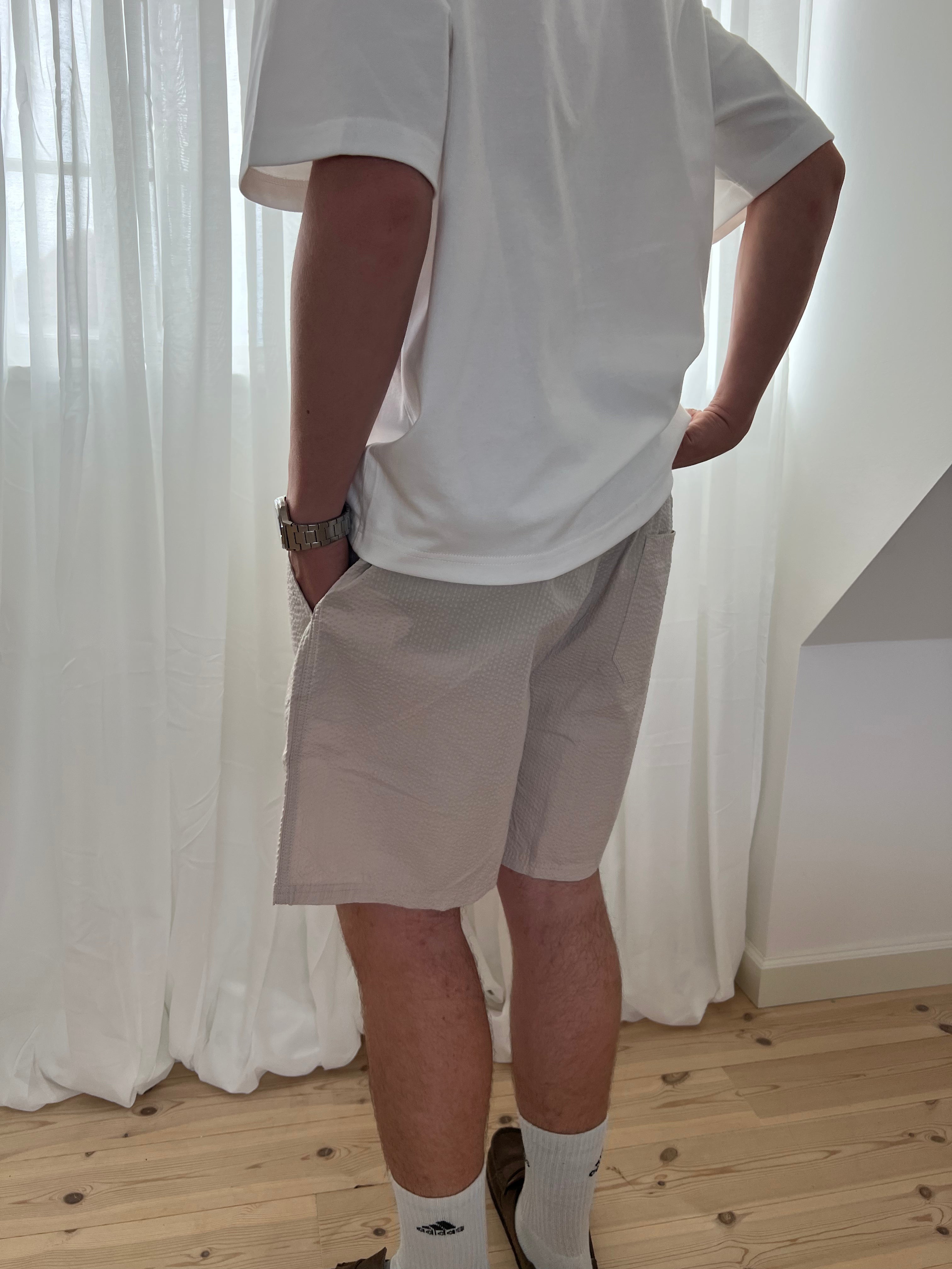 WIDE SHORTS - BEIGE