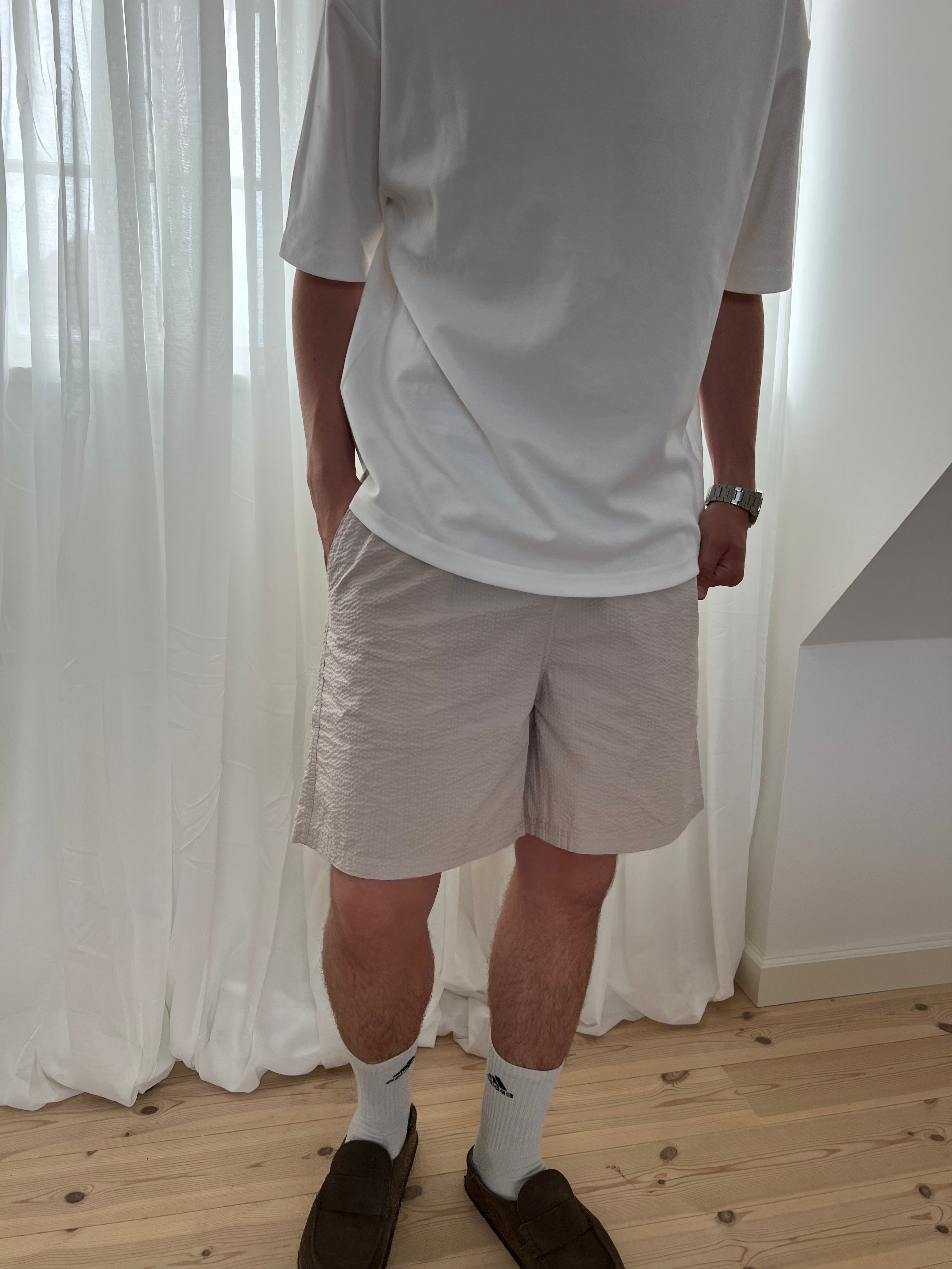 WIDE SHORTS - BEIGE