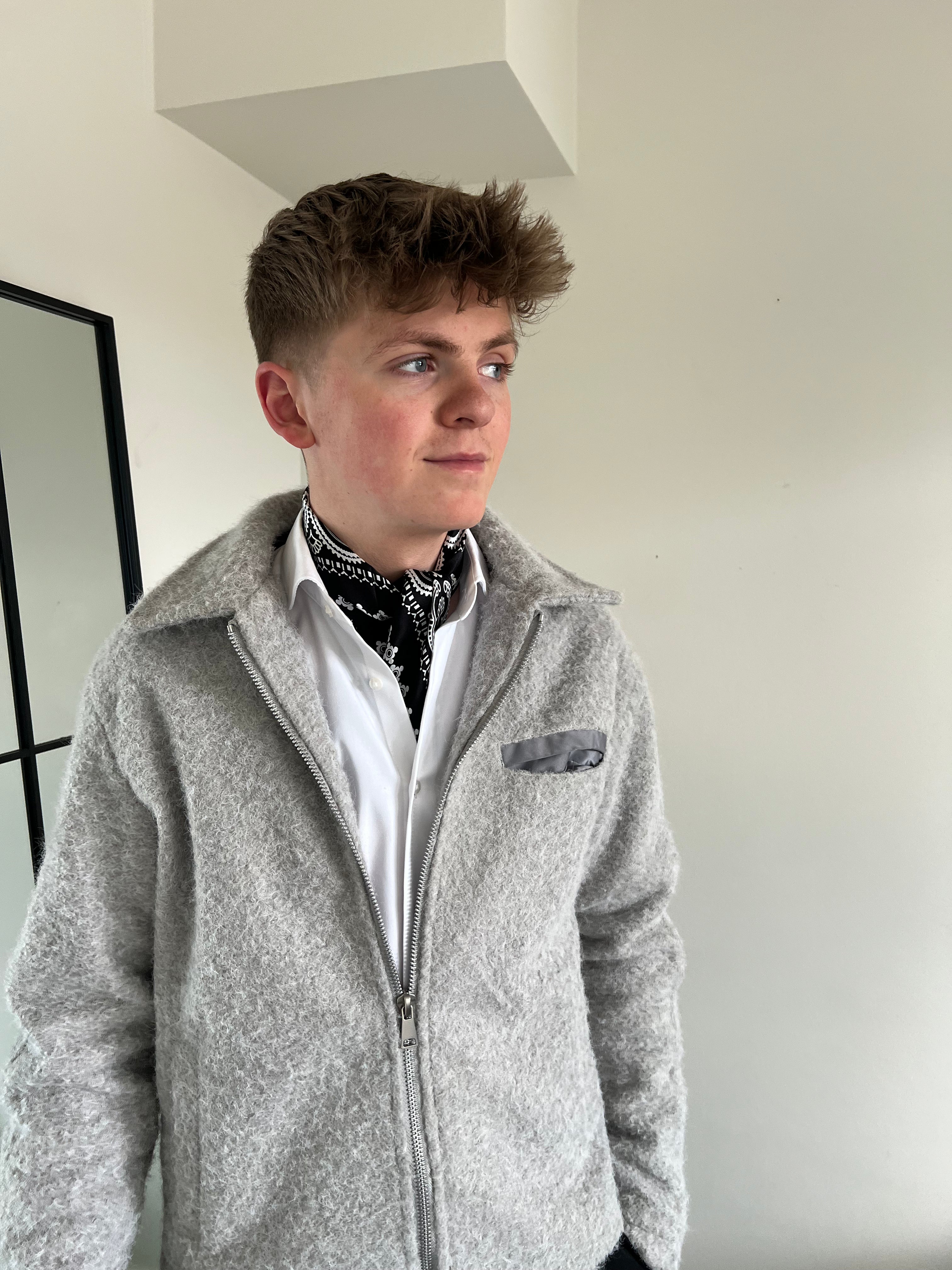 SILKETØRKLÆDE - SORT