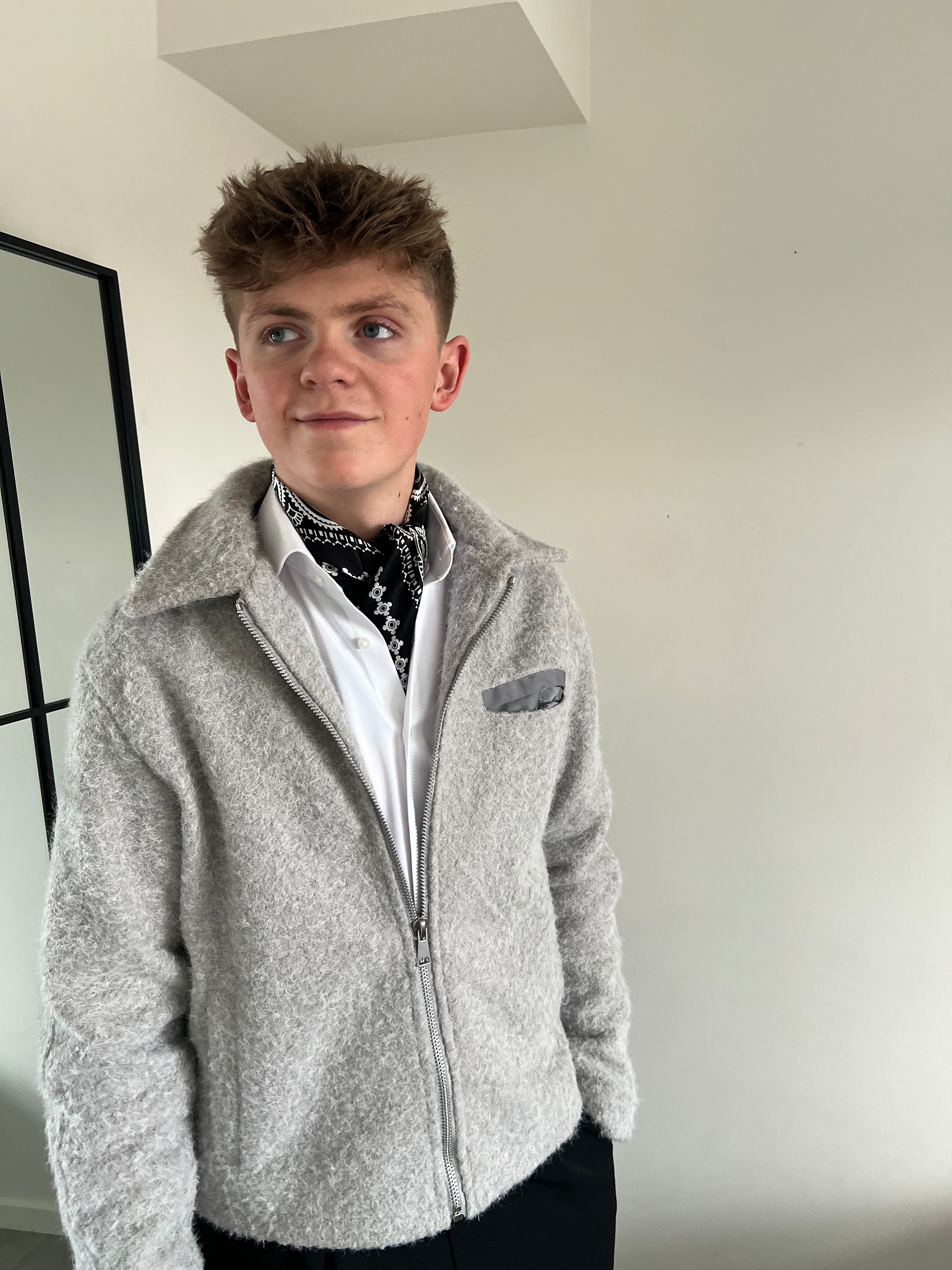 SILKETØRKLÆDE - SORT