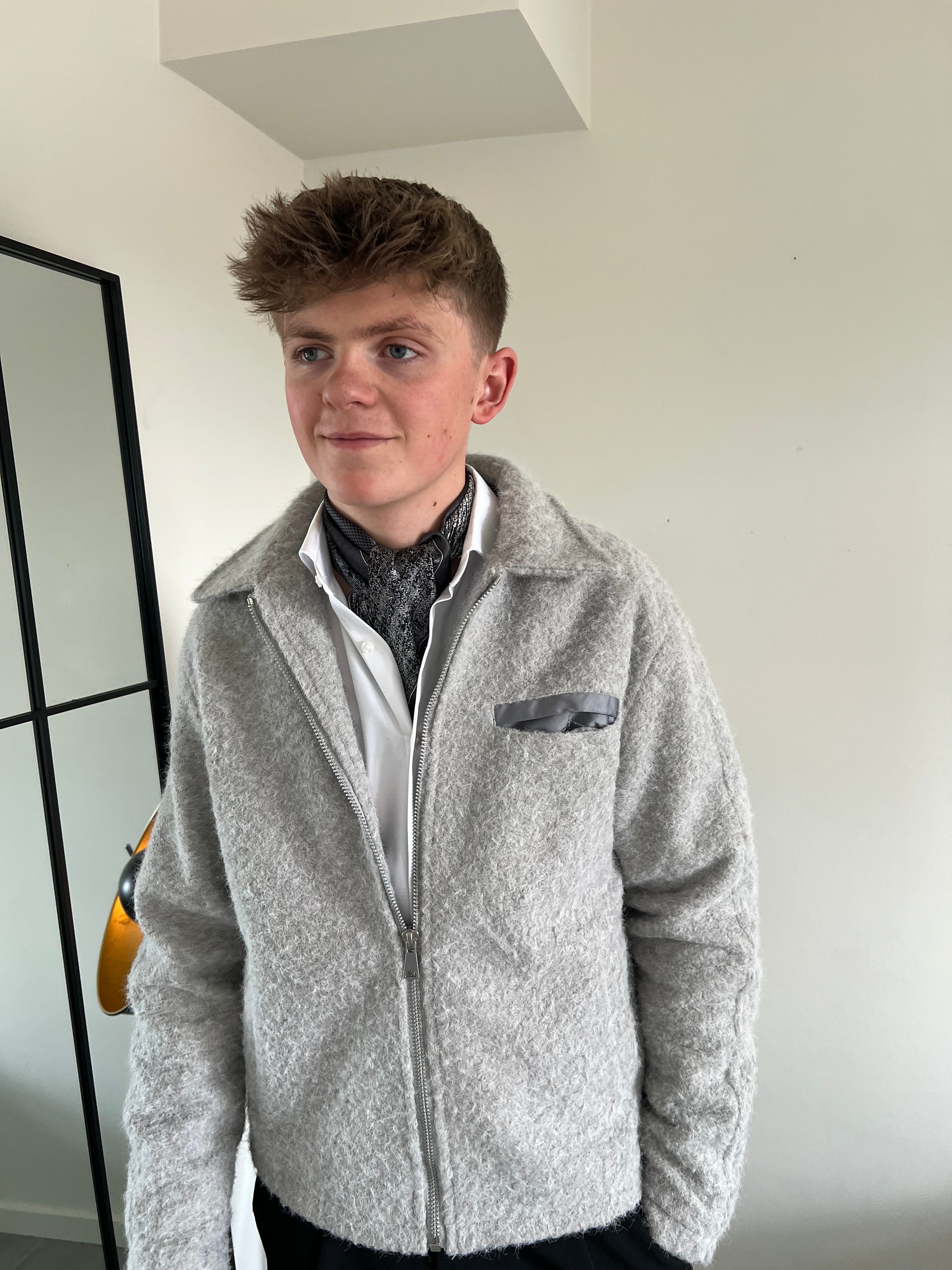 SILKETØRKLÆDE - GRÅ