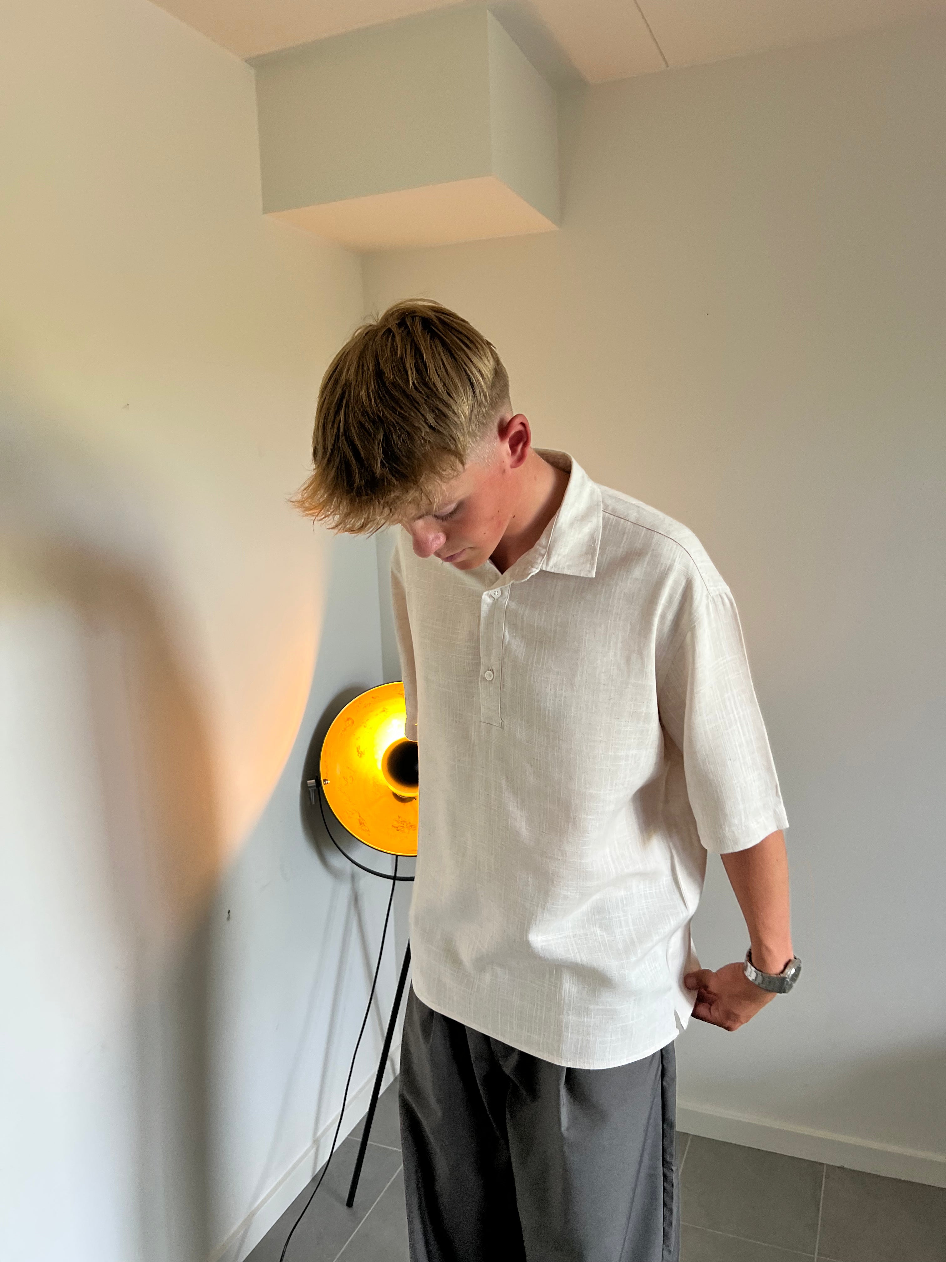 LINEN POLO