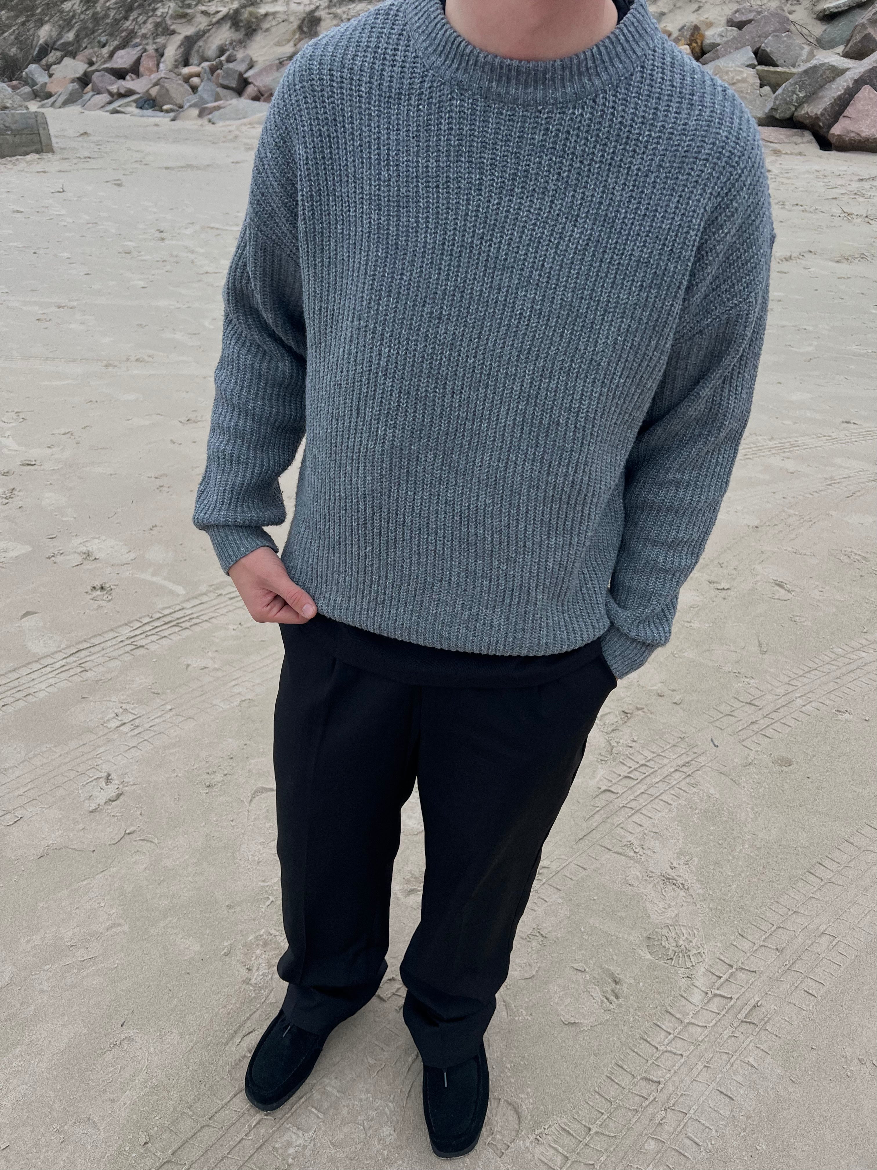 CREWNECK STRIK - GRÅ