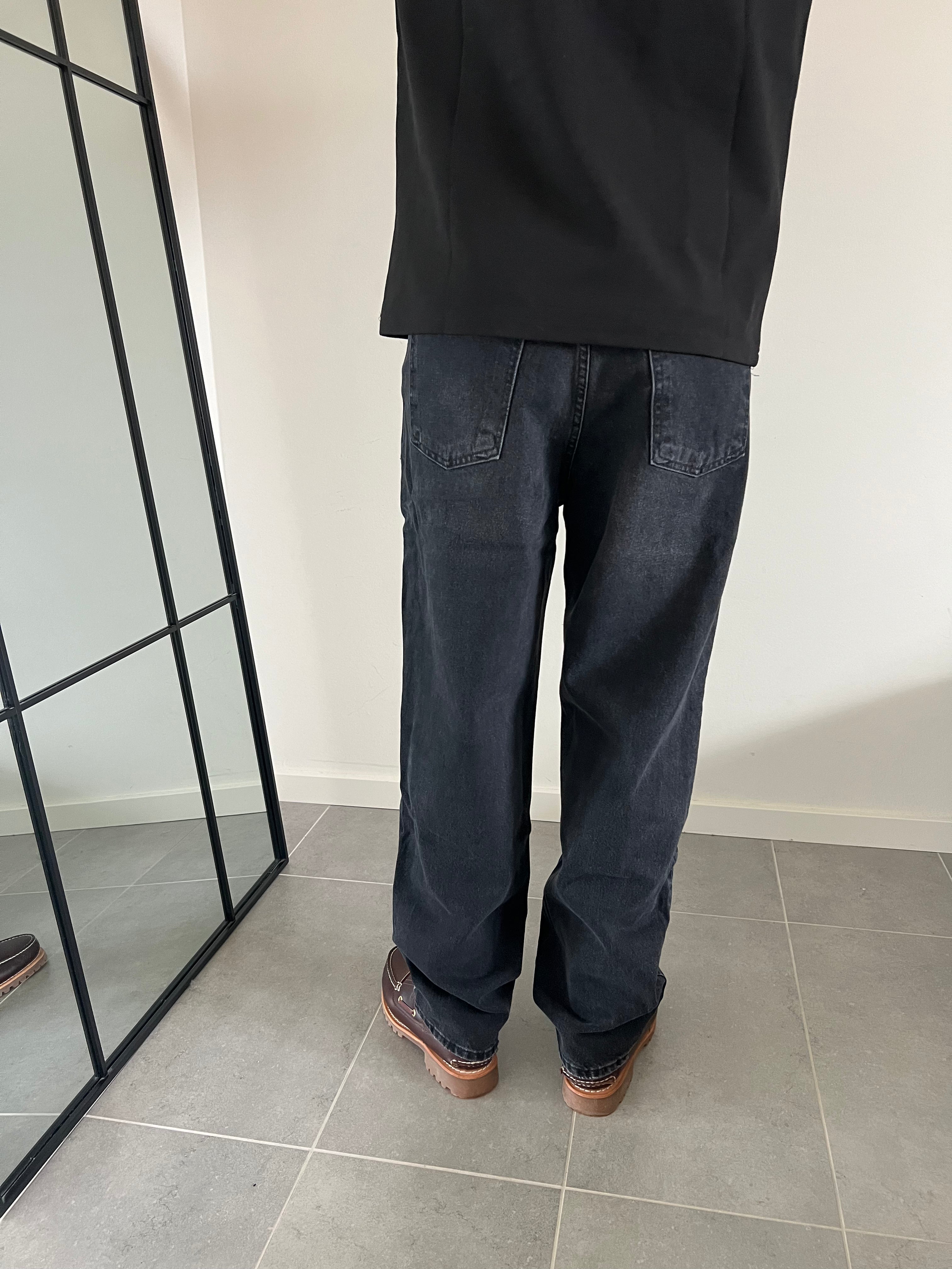 STONE WASHED DENIM - SORT