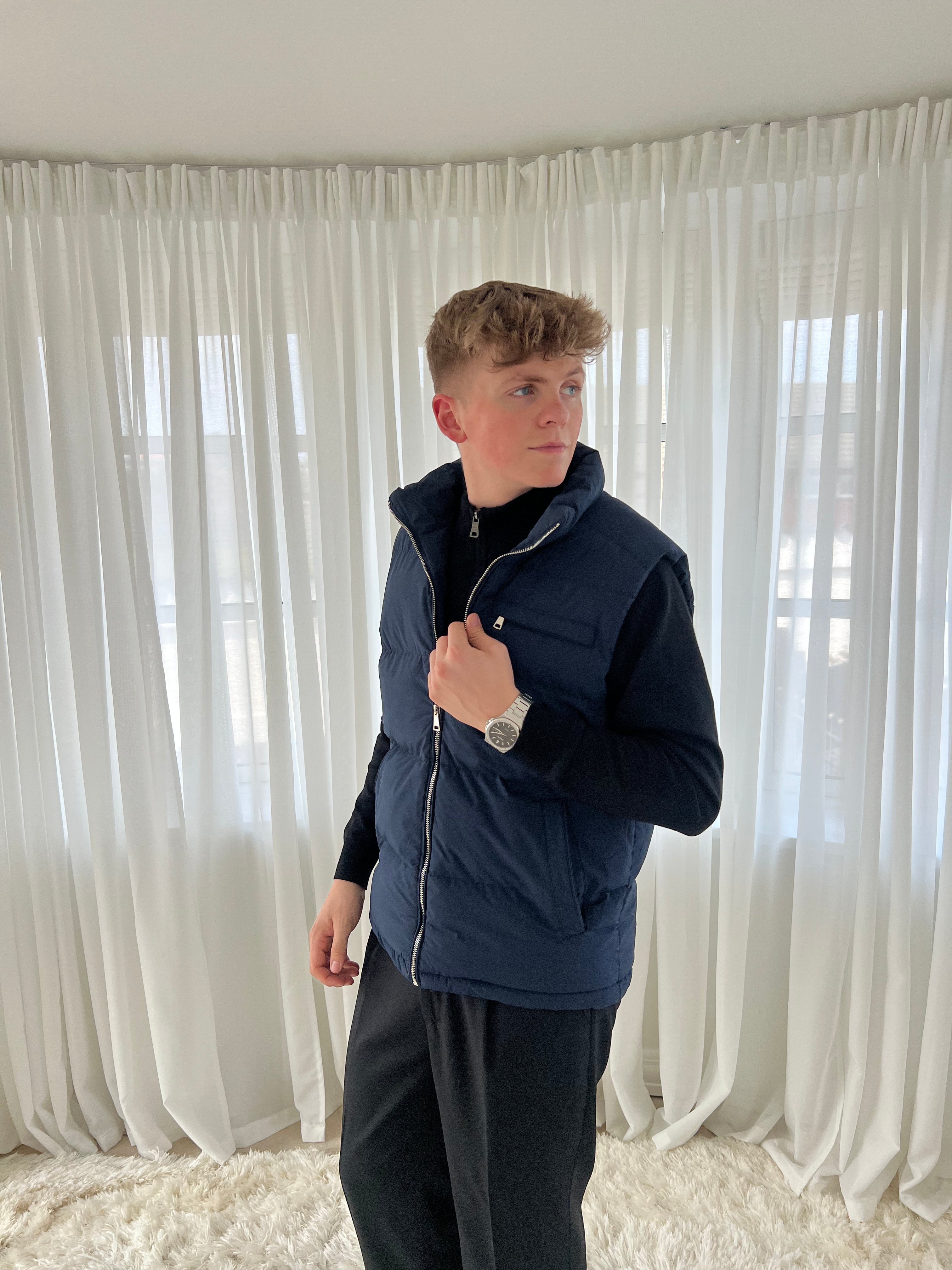 PUFFER VEST - NAVY