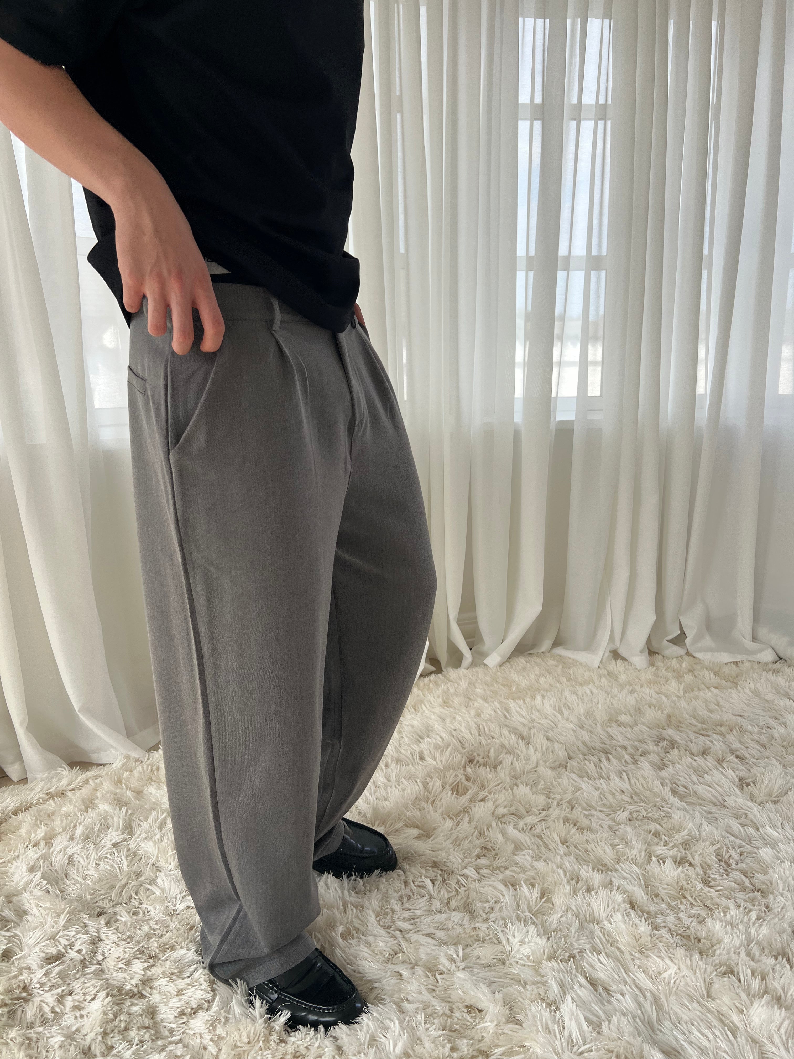 LOOSE SUIT PANTS