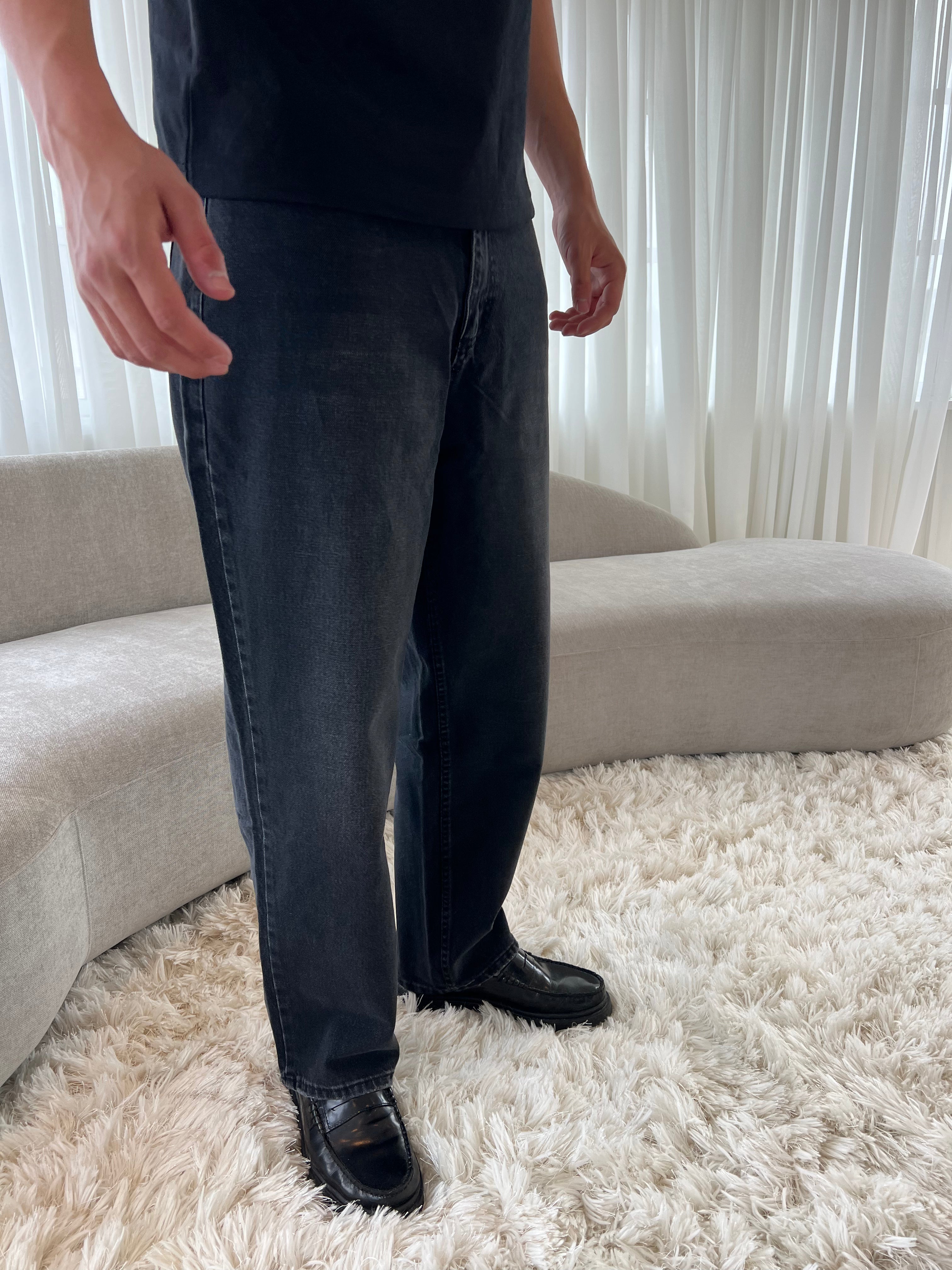 STONE WASHED DENIM - SORT