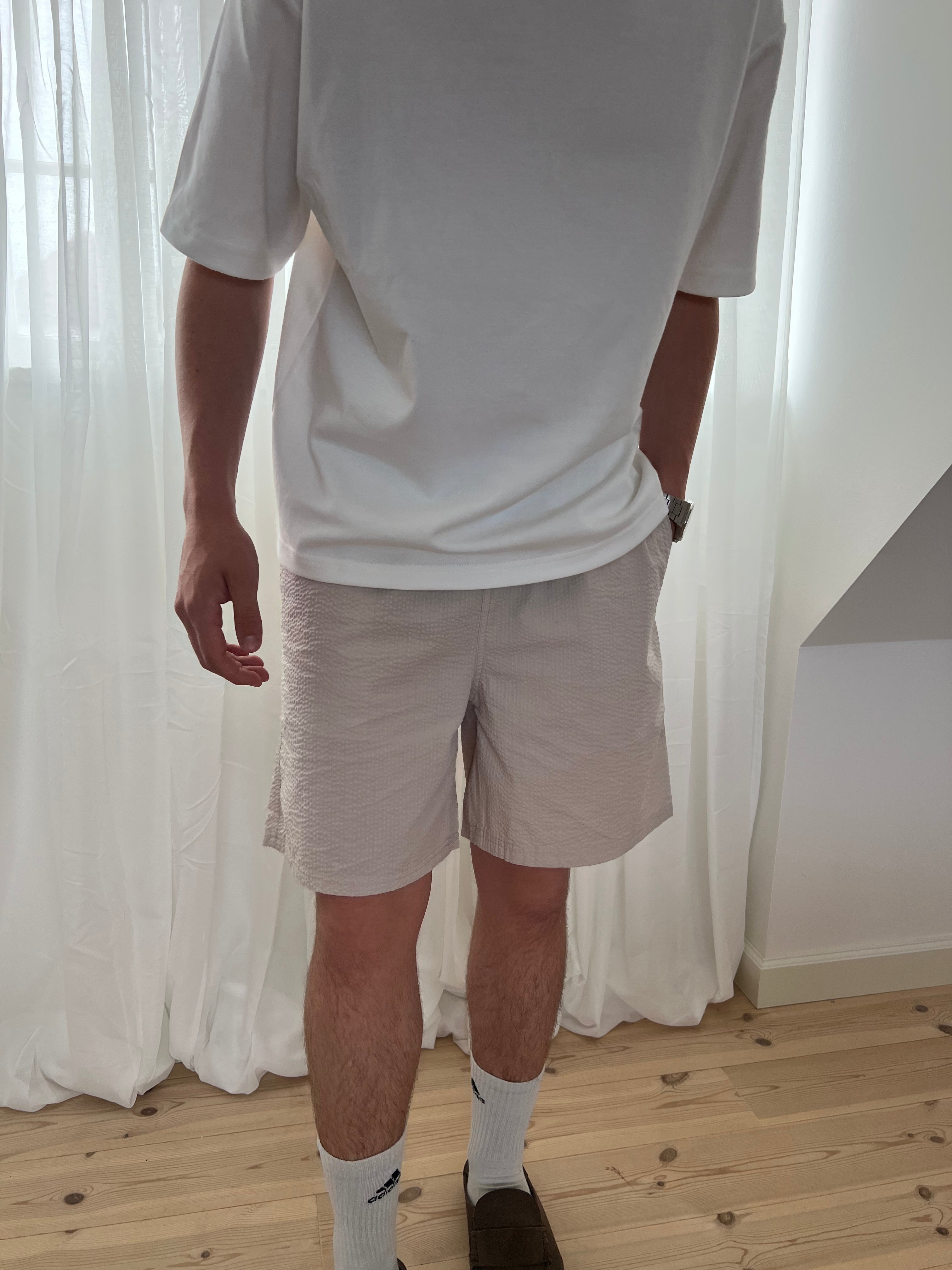 WIDE SHORTS - BEIGE