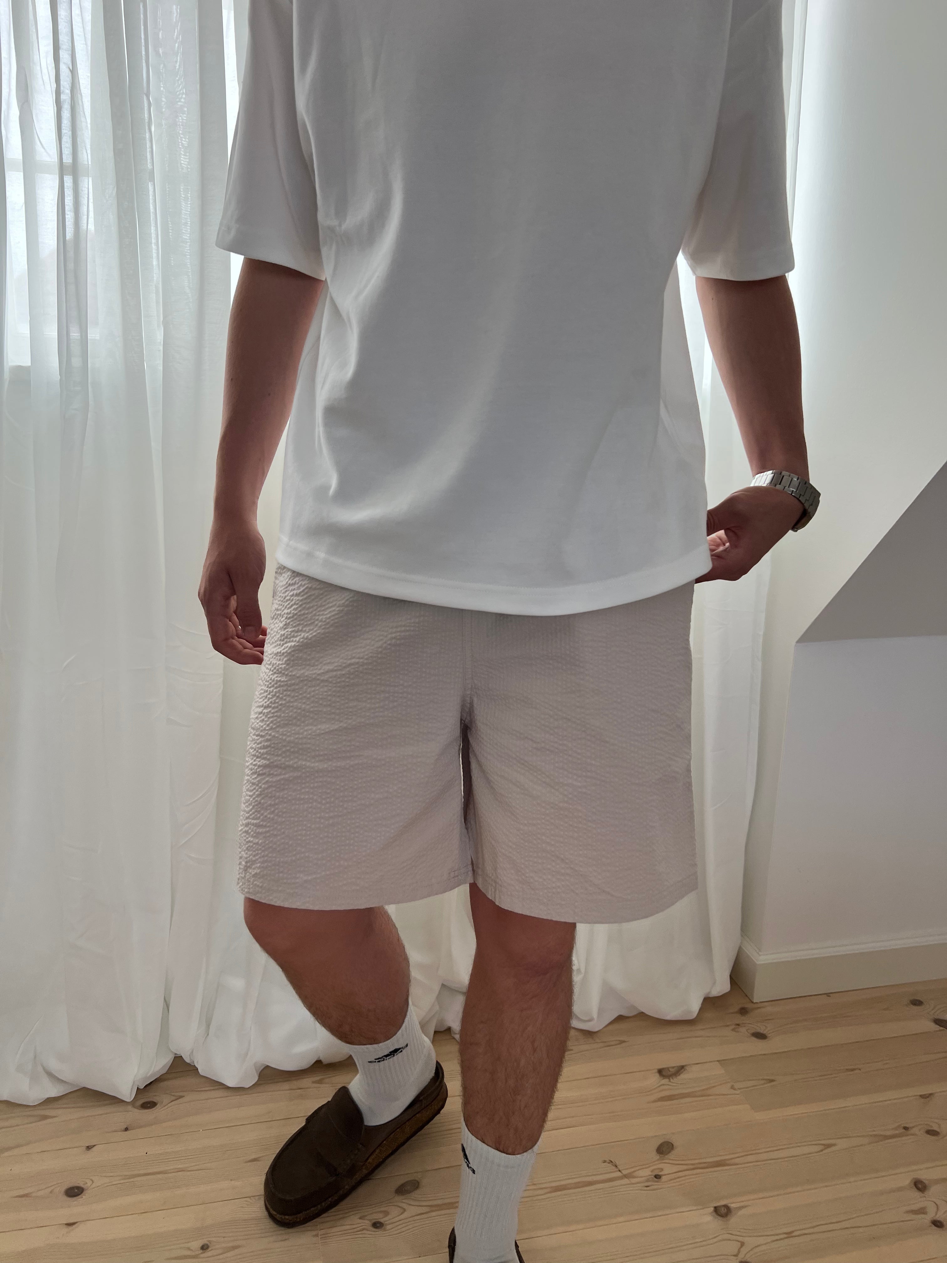 WIDE SHORTS - BEIGE
