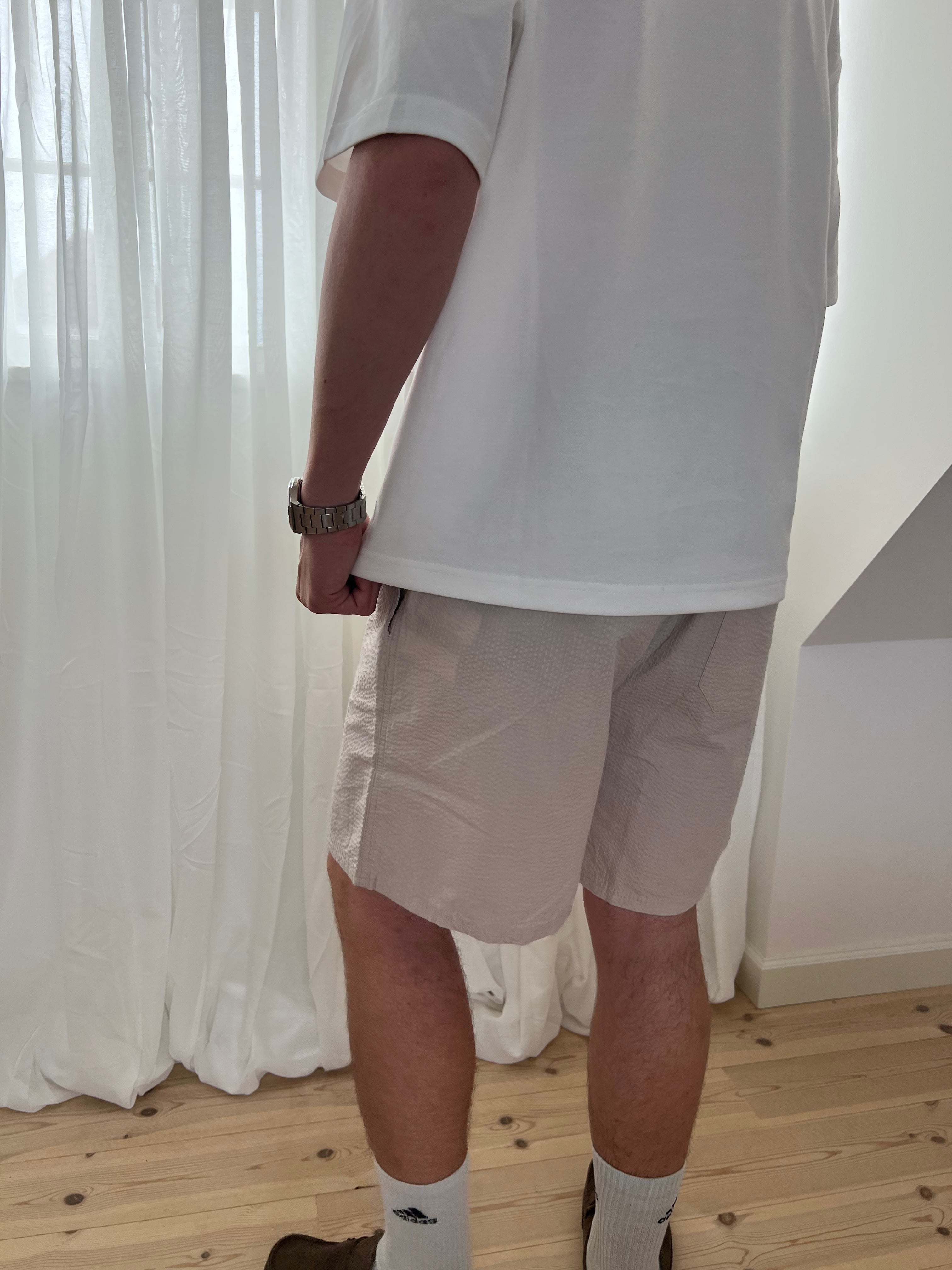 WIDE SHORTS - BEIGE
